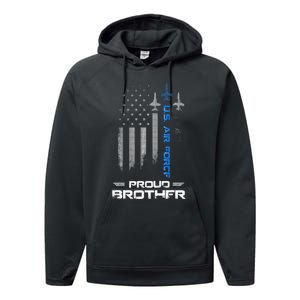 Proud Brother U.S. A.I.R F.O.R.C.E Stars Performance Fleece Hoodie