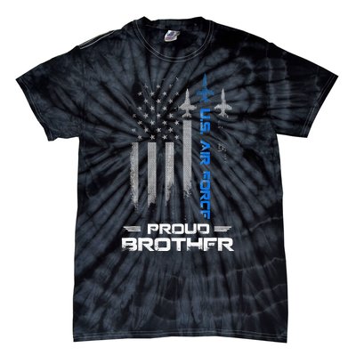 Proud Brother U.S. A.I.R F.O.R.C.E Stars Tie-Dye T-Shirt