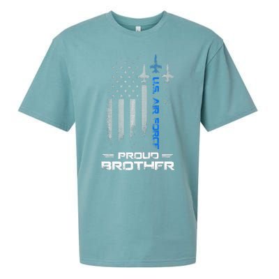 Proud Brother U.S. A.I.R F.O.R.C.E Stars Sueded Cloud Jersey T-Shirt