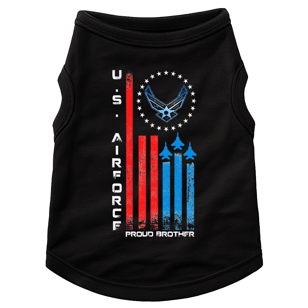 Proud Brother Usa Flag Doggie Tank
