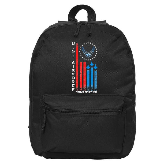 Proud Brother Usa Flag 16 in Basic Backpack