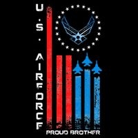 Proud Brother Usa Flag 16 in Basic Backpack