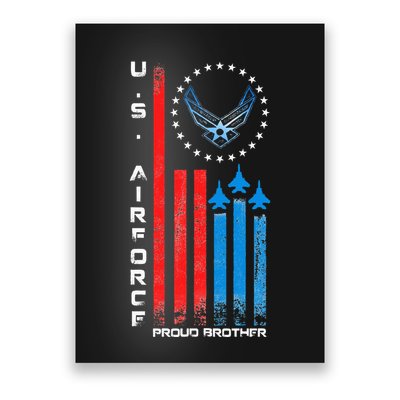 Proud Brother Usa Flag Poster