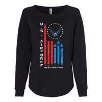 Proud Brother Usa Flag Womens California Wash Sweatshirt