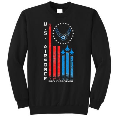 Proud Brother Usa Flag Tall Sweatshirt