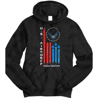 Proud Brother Usa Flag Tie Dye Hoodie