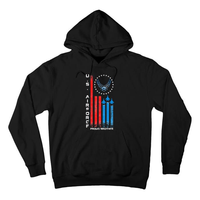 Proud Brother Usa Flag Tall Hoodie