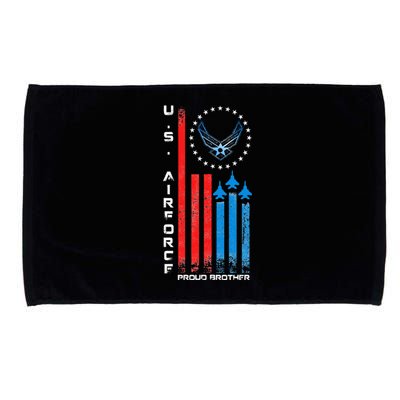 Proud Brother Usa Flag Microfiber Hand Towel