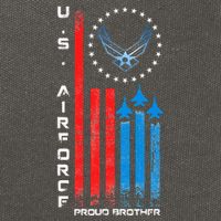Proud Brother Usa Flag Cotton Canvas Backpack