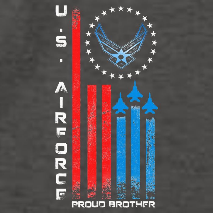 Proud Brother Usa Flag Vector Backpack