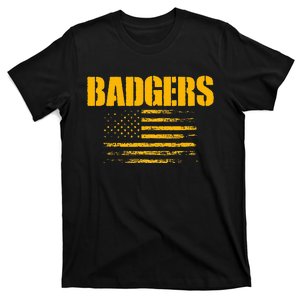 Prescott Badgers Usa Flag Pride T-Shirt