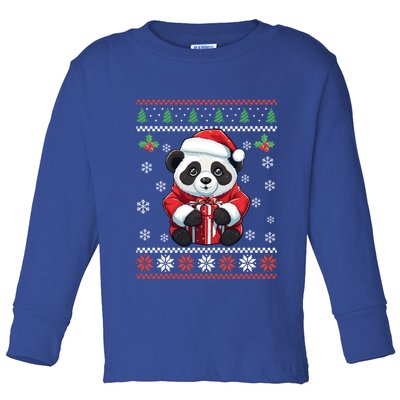 Panda Bear Ugly Christmas Sweater Xmas For Adults Cool Gift Toddler Long Sleeve Shirt