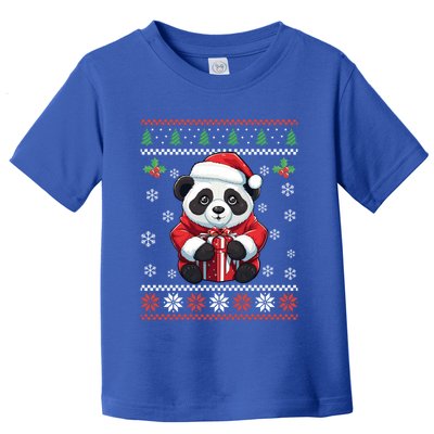 Panda Bear Ugly Christmas Sweater Xmas For Adults Cool Gift Toddler T-Shirt
