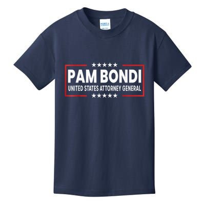 Pam Bondi United States Attorney General Doj Kids T-Shirt