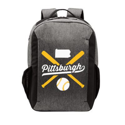 Pittsburgh Baseball Vintage Pennsylvania State Love City Drk Vector Backpack