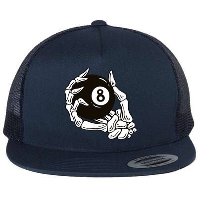 Pool billiards vintage 8 eight ball Flatbill Hat