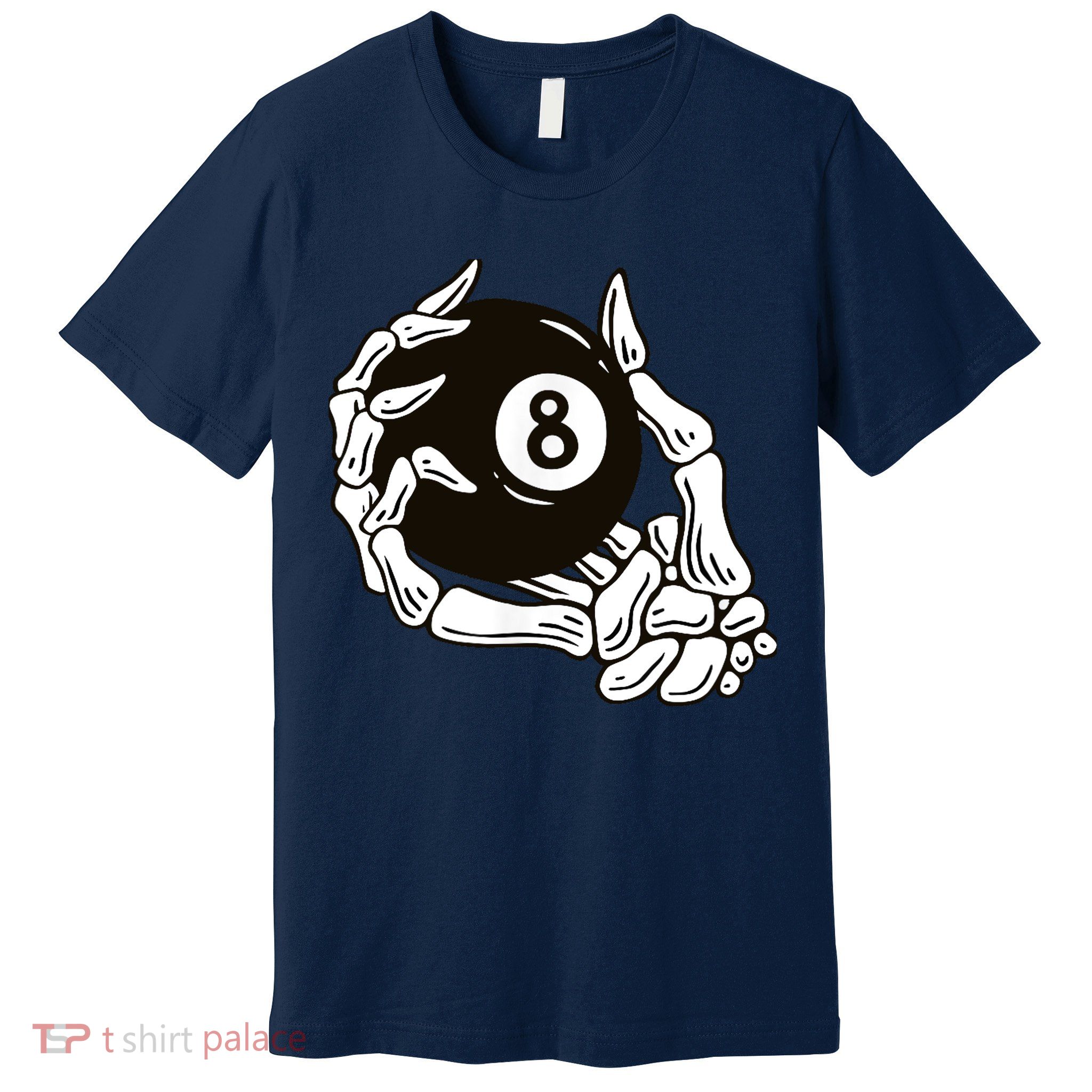Pool billiards vintage 8 eight ball Premium T-Shirt