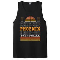 Phoenix Basketball Valley Oop City Arizona Retro Sunset PosiCharge Competitor Tank