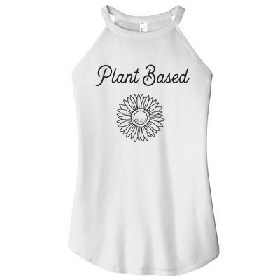 Plant Based Vegan And Vegetarian Diet Themed Women’s Perfect Tri Rocker Tank