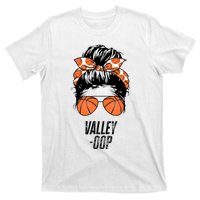 Phoenix Basketball Valley Oop Messy Bun Sun Basketball Fan T-Shirt