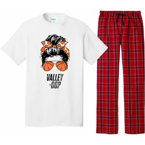 Phoenix Basketball Valley Oop Messy Bun Sun Basketball Fan Pajama Set