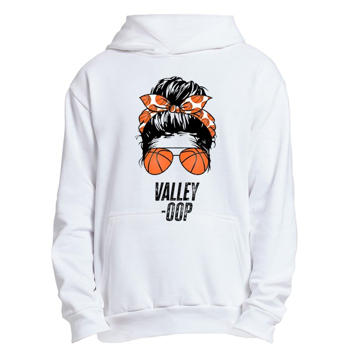 Phoenix Basketball Valley Oop Messy Bun Sun Basketball Fan Urban Pullover Hoodie