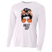 Phoenix Basketball Valley Oop Messy Bun Sun Basketball Fan Cooling Performance Long Sleeve Crew