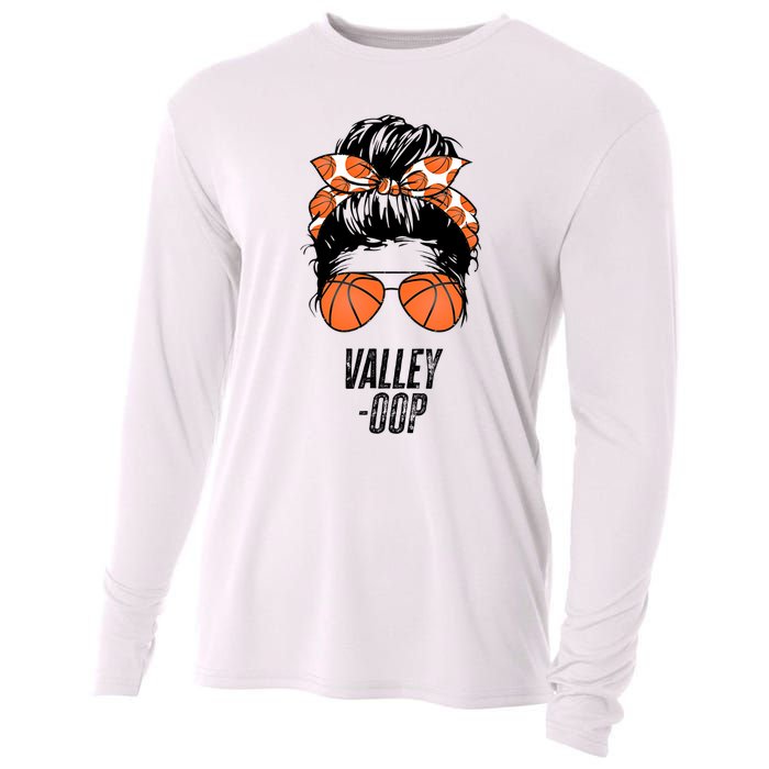 Phoenix Basketball Valley Oop Messy Bun Sun Basketball Fan Cooling Performance Long Sleeve Crew