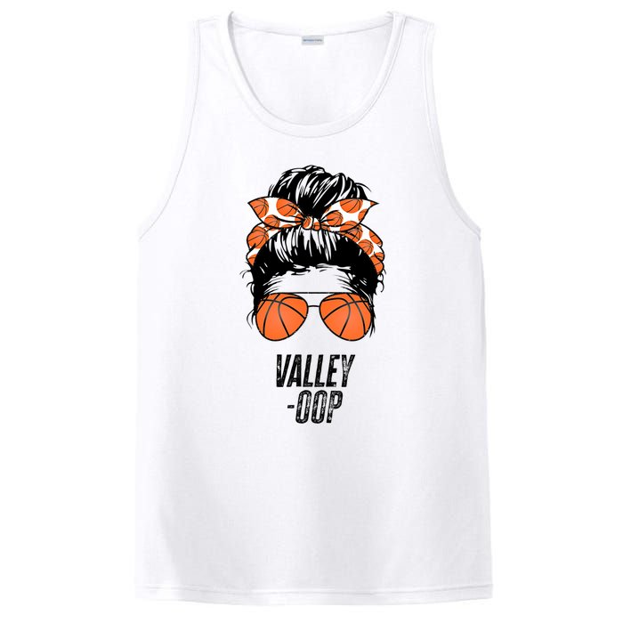 Phoenix Basketball Valley Oop Messy Bun Sun Basketball Fan PosiCharge Competitor Tank