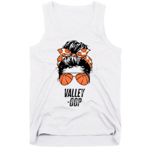 Phoenix Basketball Valley Oop Messy Bun Sun Basketball Fan Tank Top