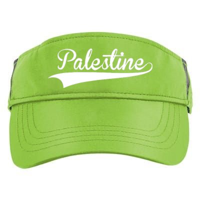 Palestine Baseball Vintage Retro Font Adult Drive Performance Visor