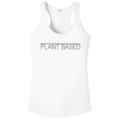 Plant Based Vegan Vegetarian Gift Ladies PosiCharge Competitor Racerback Tank