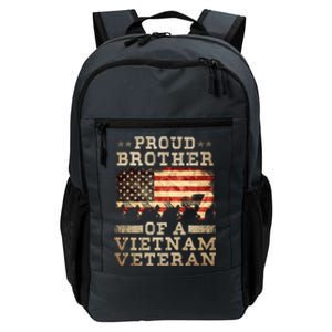 Proud Brother Vietnam War Veteran For Matching With Dad Vet Gift Daily Commute Backpack