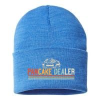 Pancake Breakfast Vintage Pancake Baker And Pancake Lover Gift Sustainable Knit Beanie