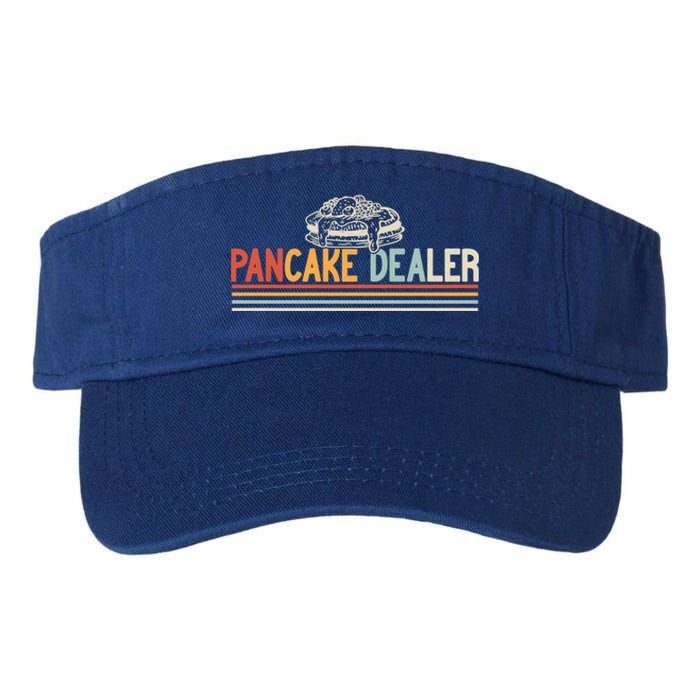 Pancake Breakfast Vintage Pancake Baker And Pancake Lover Gift Valucap Bio-Washed Visor