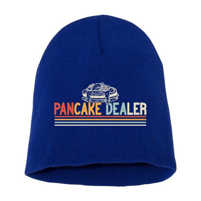 Pancake Breakfast Vintage Pancake Baker And Pancake Lover Gift Short Acrylic Beanie