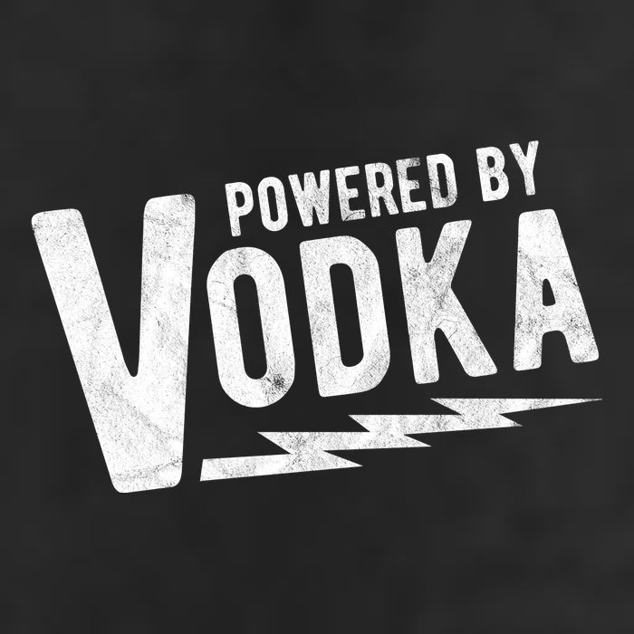 Powered By Vodka 7 Panel Mesh Trucker Snapback Hat