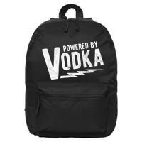 Powered By Vodka 16 in Basic Backpack