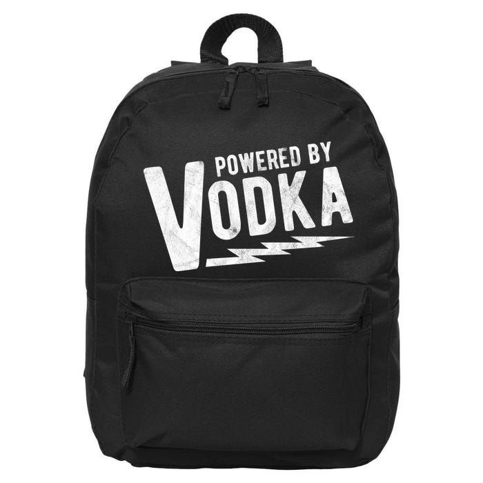 Powered By Vodka 16 in Basic Backpack