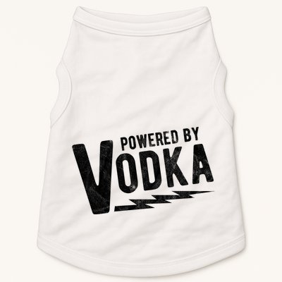 Powered By Vodka Doggie Tank