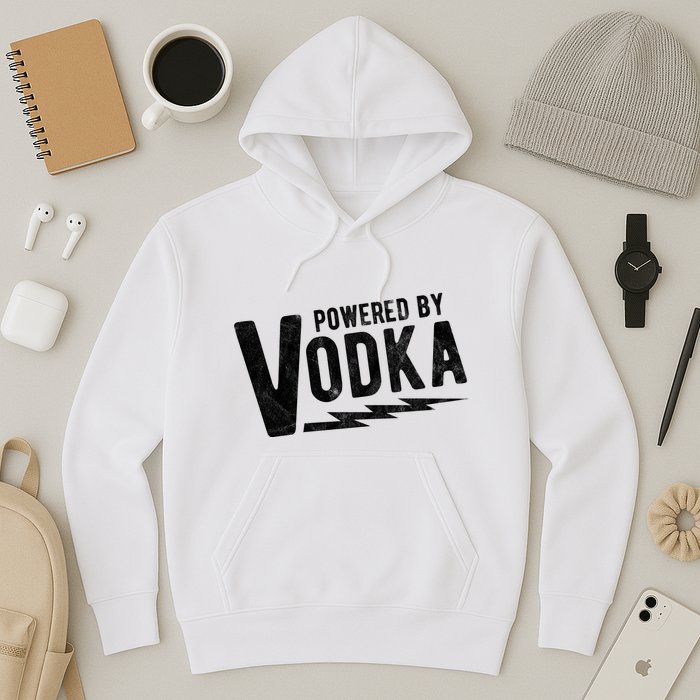 Powered By Vodka Hoodie