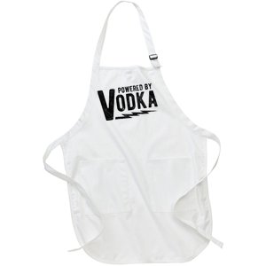 Powered By Vodka Full-Length Apron With Pockets