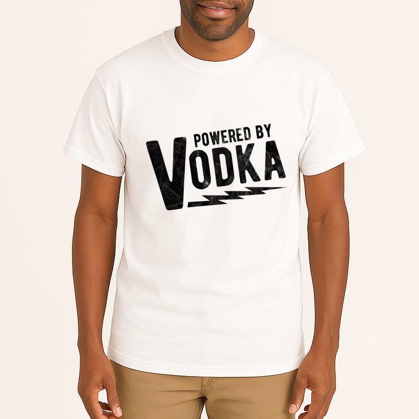 Powered By Vodka Tall T-Shirt