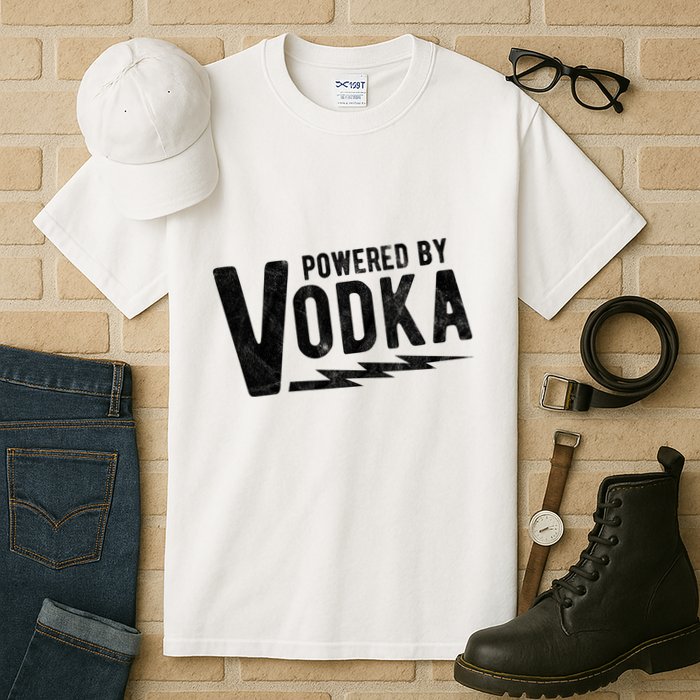 Powered By Vodka Tall T-Shirt