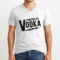 Powered By Vodka V-Neck T-Shirt