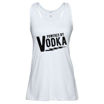 Powered By Vodka Ladies Essential Flowy Tank