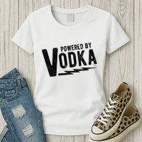Powered By Vodka Womens T-Shirt