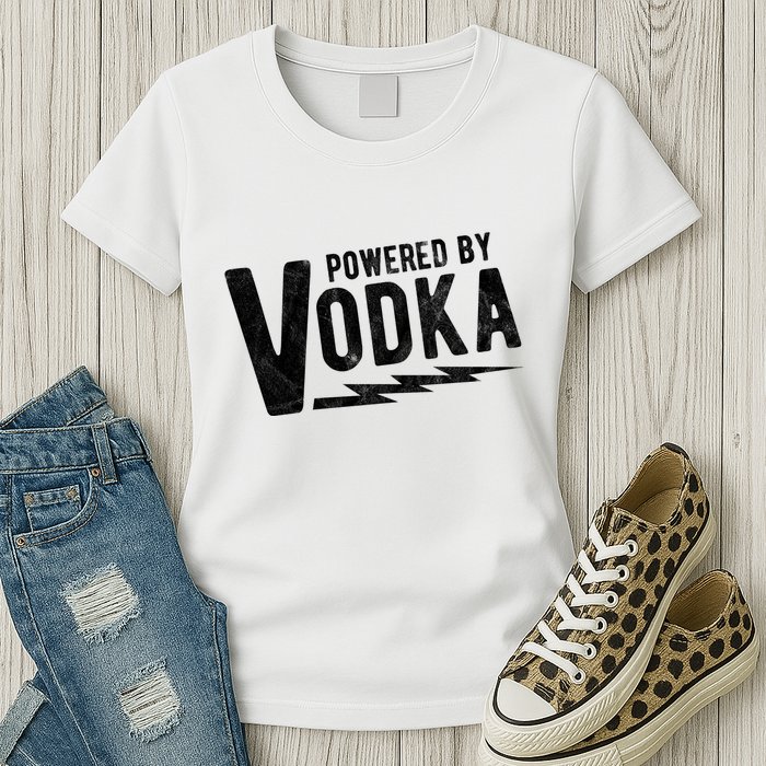Powered By Vodka Womens T-Shirt