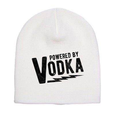 Powered By Vodka Short Acrylic Beanie