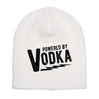 Powered By Vodka Short Acrylic Beanie
